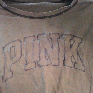 Pink grey shirt